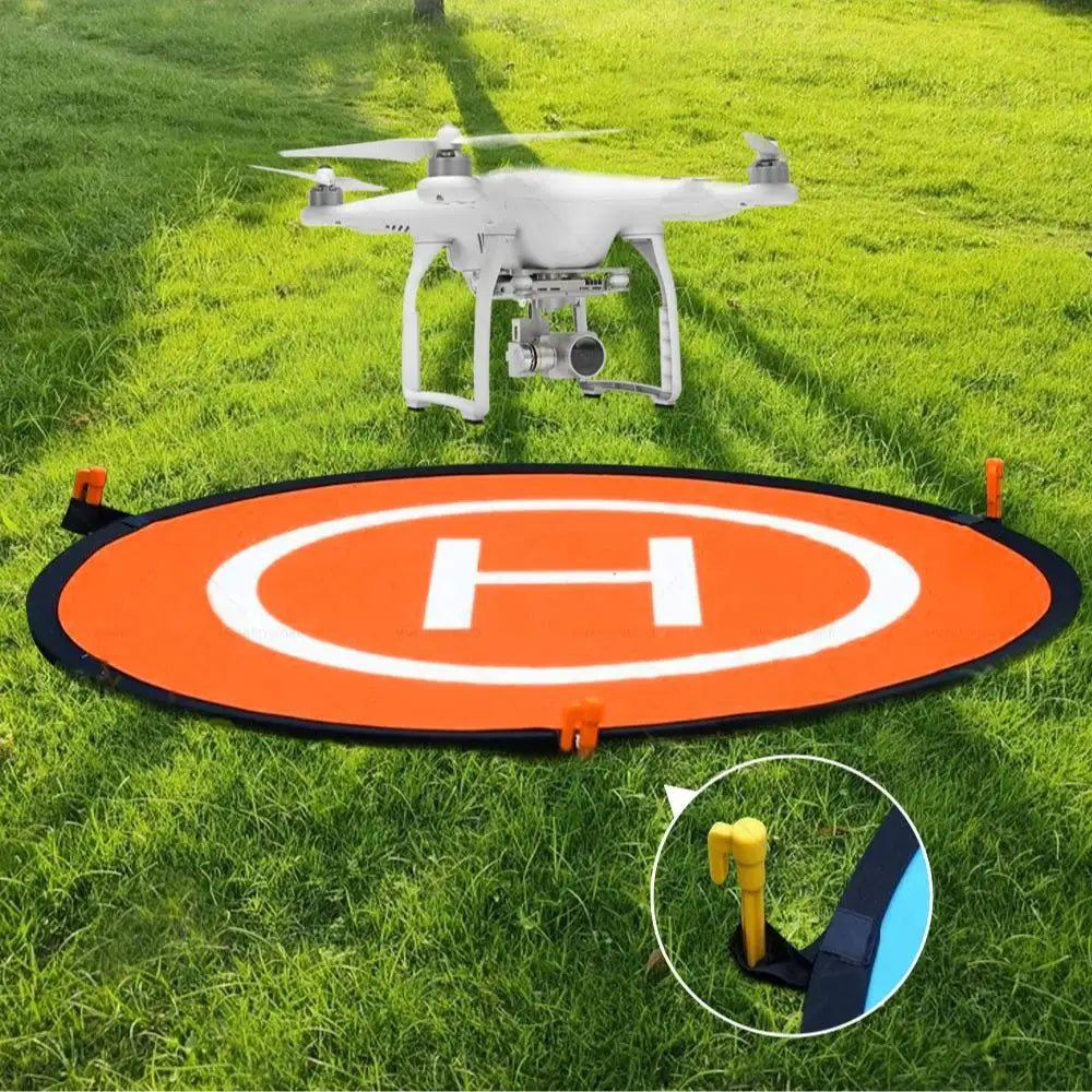 The landing pad for drones.